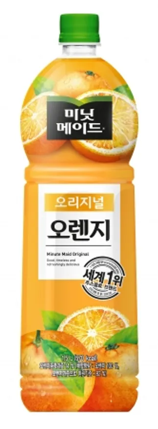 오렌지미닛메이드, 1.5L, 코카콜라,실온 이미지