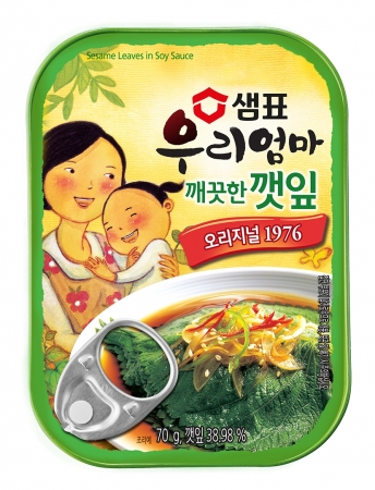 우리엄마깨끗한깻잎,70g,샘표식품,실온