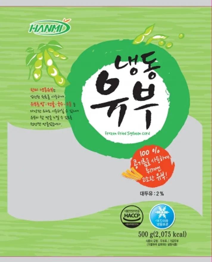 유부(사각,고명용), 500g, 덕산,냉동 이미지