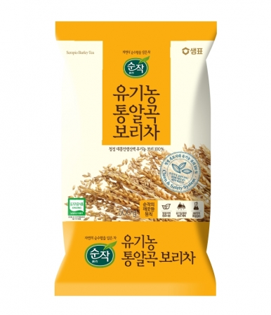 순작유기농통알곡보리차, 1Kg, 샘표식품, 실온, 유기농