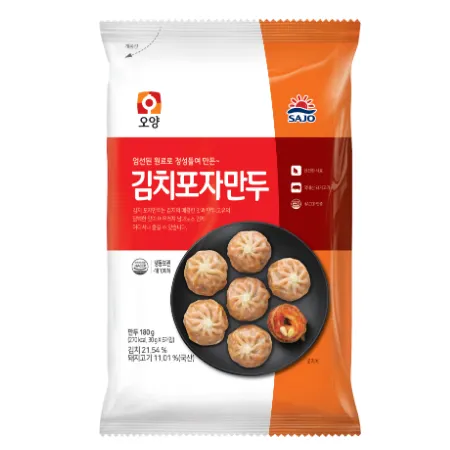 ⭐간편식⭐김치포자만두, 180g(30g*6개입), 사조오양, 냉동