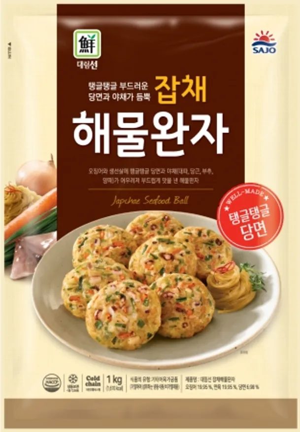 잡채해물완자, 1Kg, 사조대림, 냉동 이미지