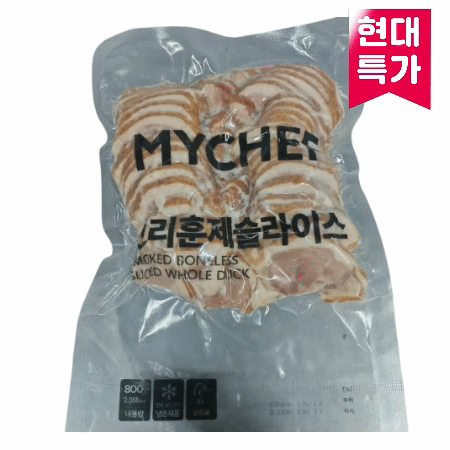 훈제오리슬라이스(마이셰프,냉동,중국), 800g