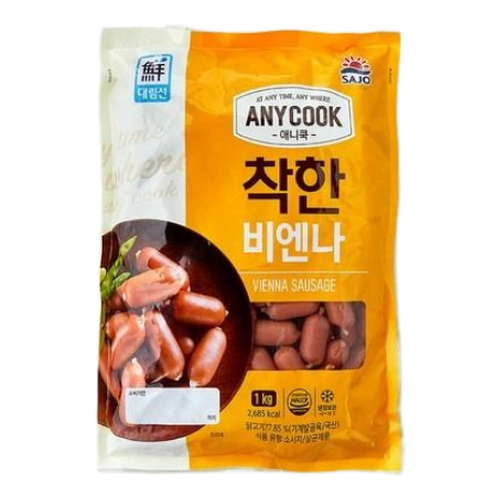 ⭐단독특가⭐애니쿡착한비엔나,1kg,사조대림,냉장