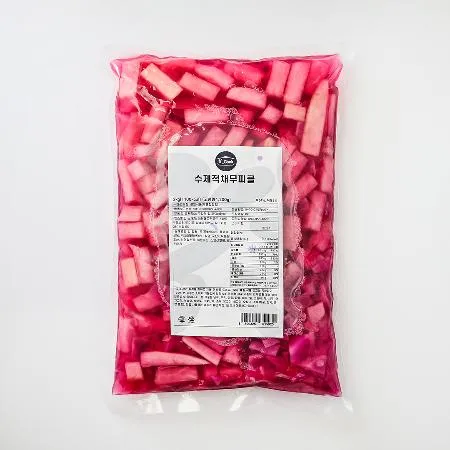 [H쿡]수제적채무피클,2kg,스푸센,냉장