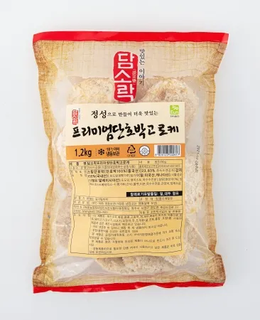 담소락단호박고로케, 1.2Kg, 냉동