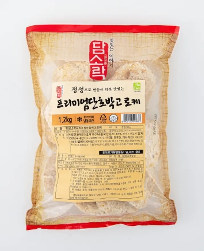 담소락단호박고로케, 1.2Kg, 냉동 이미지