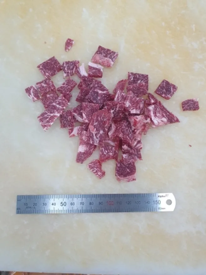 육우(사태,냉동,3등급,국용,국산),밀봉/진공포장 아님 이미지