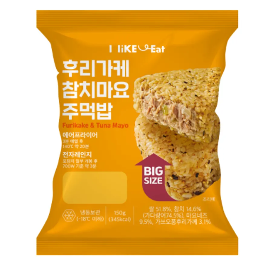 ⭐간편식⭐BIG후리가케참치마요구운주먹밥, 150g, 엄지식품, 냉동 이미지