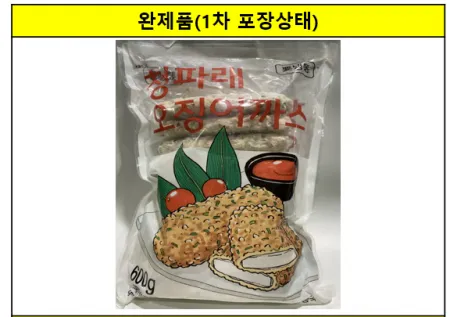 청파래오징어까스, 600g, 가토코,냉동