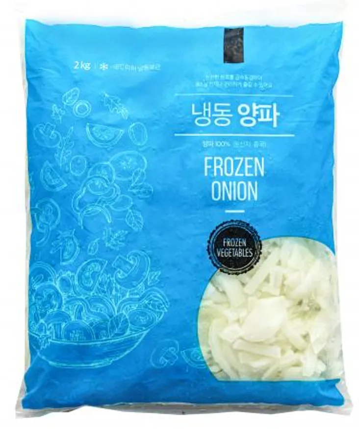양파,2Kg(2cm반달썰기,개별냉동),상품,냉동,중국 이미지