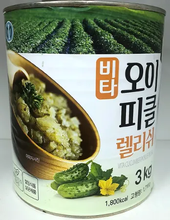 비타오이피클렐리쉬,3Kg,일미푸드,실온,인도
