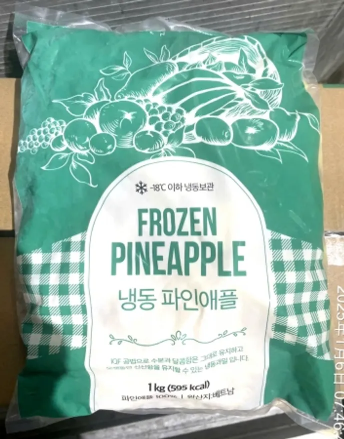 파인애플, 1kg. 상품,냉동, 베트남 이미지