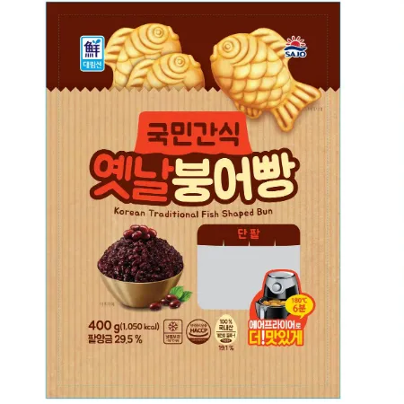 ⭐간편식⭐옛날붕어빵(단팥), 400g, 사조대림, 냉동