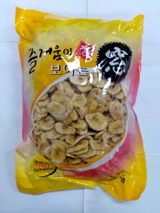 건바나나,1Kg,상품,실온,슬라이스,수입 이미지