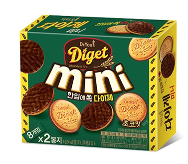 다이제미니초코2입,78g,오리온,실온