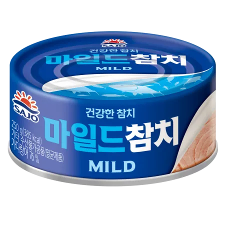 마일드참치캔,250g,사조해표,실온