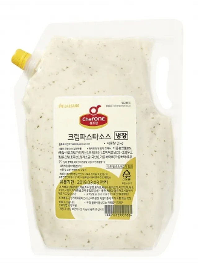 크림파스타소스,2Kg,대상,냉장 이미지