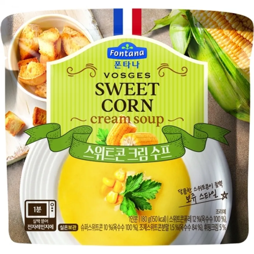 폰타나스위트콘크림스프, 180g, 샘표식품,실온 이미지