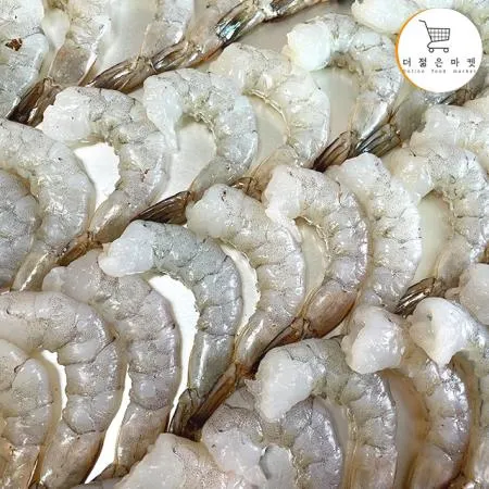[중국산] 탈각새우 31/40 1kg(실중량 900g) 10팩 두절 PDTO 생칵테일 냉동 흰다리새우살