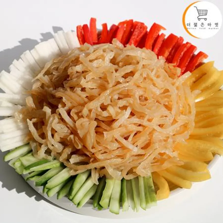 해파리 6kg (실중량 4.5kg 식염수 1.5kg) 업소용 염장 냉채 무침 이미지