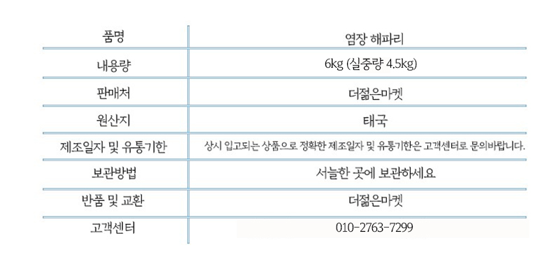 상품정보제공고시