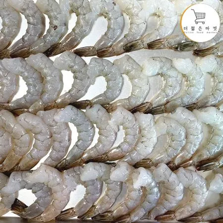 [중국산 다이아몬드] 탈각새우 31/40 1kg(실중량 900g) 10팩 두절 PDTO 생칵테일 냉동 흰다리새우살