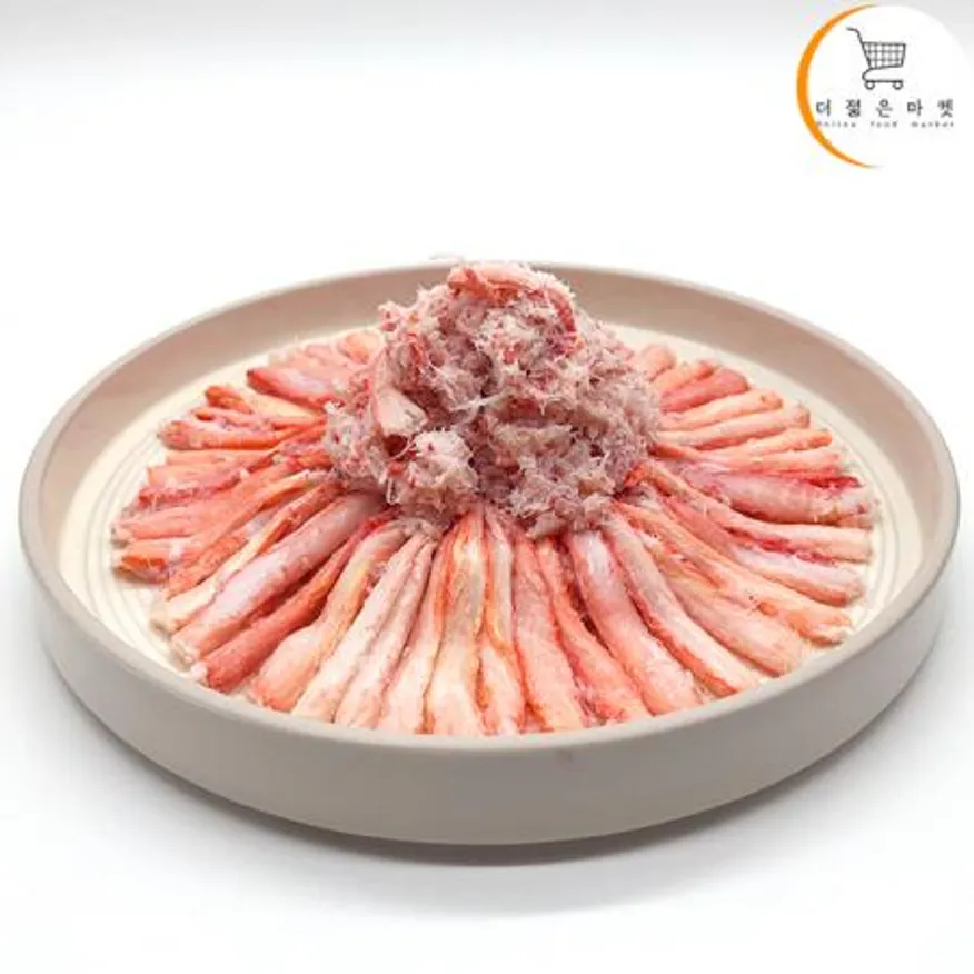 붉은대게살 홍게살 다리살+몸통살(3단믹스) 700g 10팩 대게다리살 손질대게살 이미지