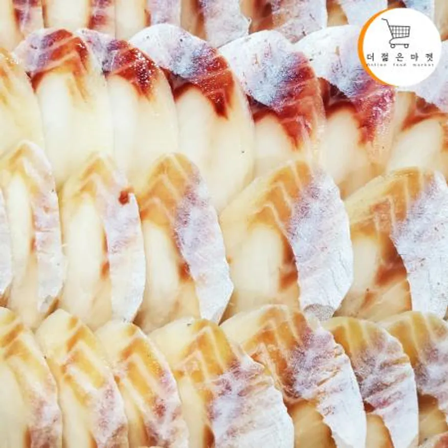 동태전 동태포 수작업 슬라이스 벌크 업소용 9.5kg 대용량 명태포 명절 반찬집 마트 판매용 이미지