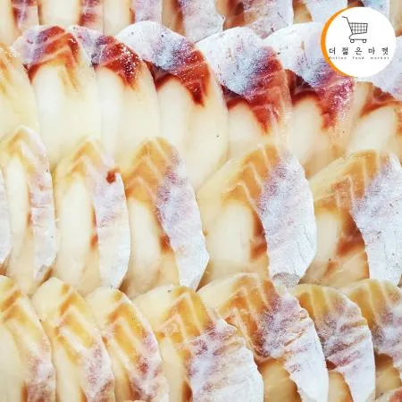 동태전 동태포 수작업 슬라이스 벌크 업소용 9.5kg 대용량 명태포 명절 반찬집 마트 판매용 이미지