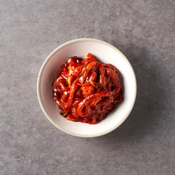 오감만찬 1kg 오징어젓갈 진공포장 아이스박스 배송