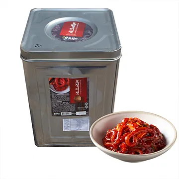 오감만찬 20kg 오징어젓갈 캔포장 박스발송