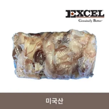 [냉동] 우건(스지) 원물 미국 6.8KG 엑셀