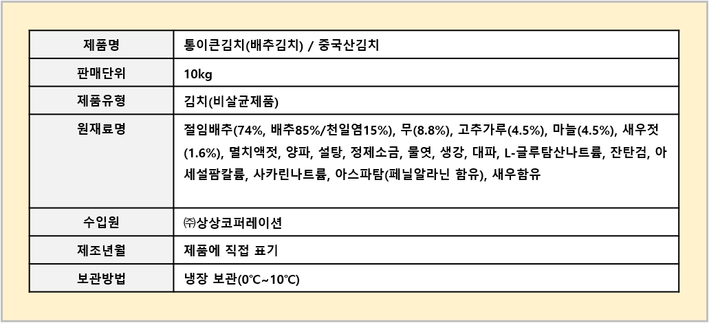상품정보제공고시