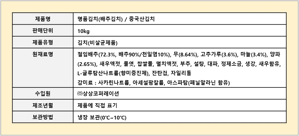 상품정보제공고시