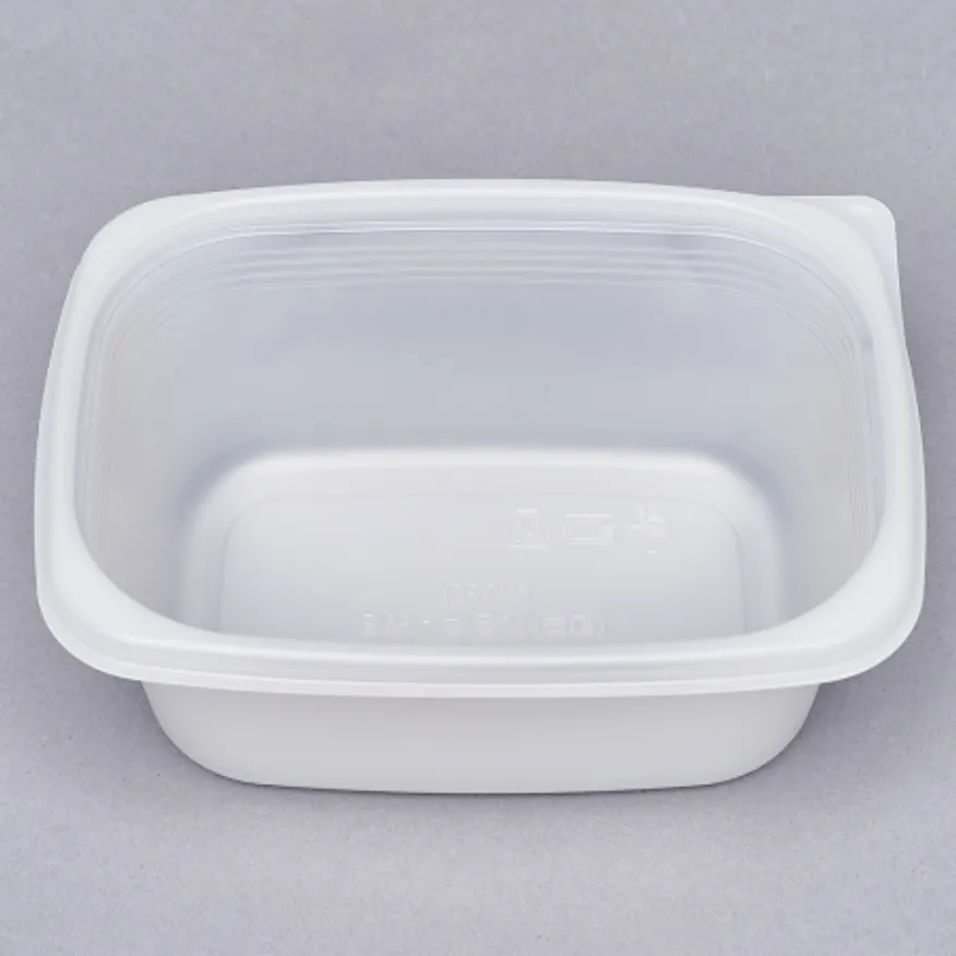 사각 밀폐 죽용기 특대형 1250ML 500개 세트(몸통+뚜껑) 이미지