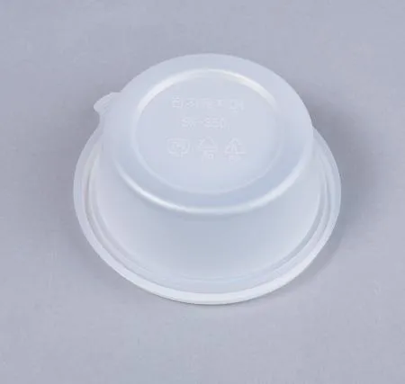 130파이 원형 죽용기 350ML 600개세트(몸통+뚜껑) 이미지