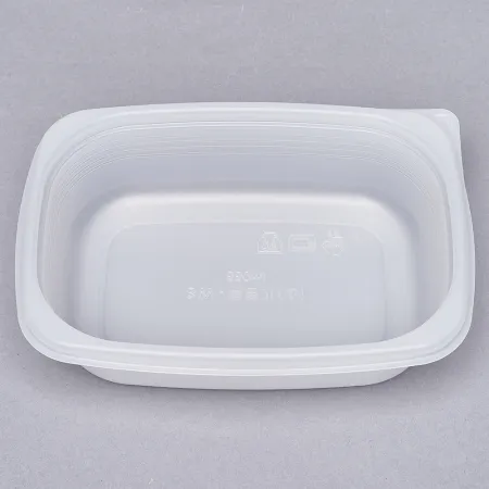 사각 밀폐 죽용기 소형 650ML 500개 세트(몸통+뚜껑) 이미지