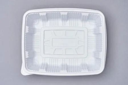 사각 찜용기 중형 2500ml 100개(몸통+뚜껑) 이미지