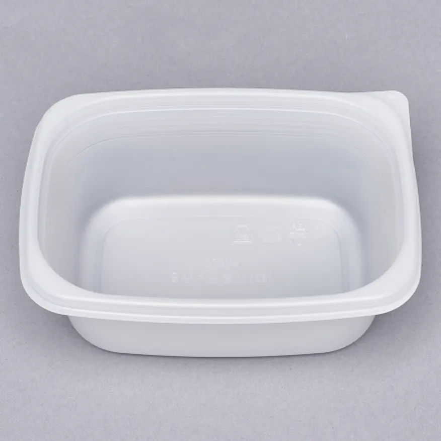 사각 밀폐 죽용기 대형 1000ML 500개 세트(몸통+뚜껑) 이미지