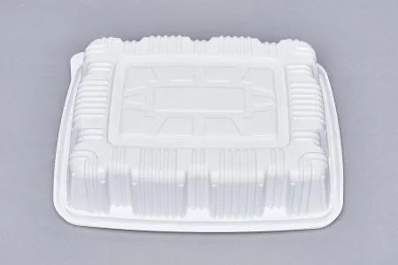 사각 찜용기 소형 2000ml 100개(몸통+뚜껑) 이미지