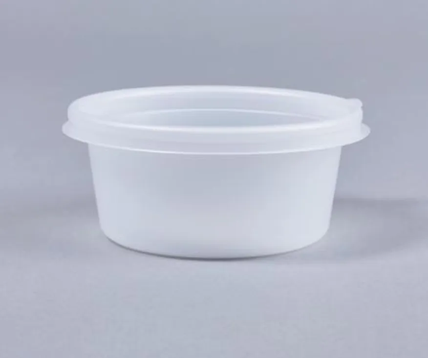130파이 원형 죽용기 350ML 600개세트(몸통+뚜껑) 이미지