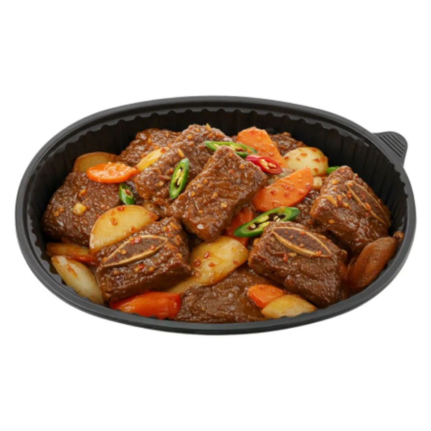 타원찜 중형(블랙) 50개 세트 이미지
