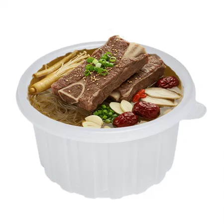 형제팩 158파이 미니 탕용기 대(백색) 1050ml 400개세트