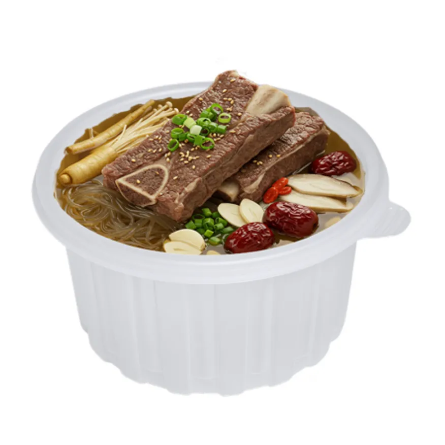 형제팩 158파이 미니 탕용기 대(백색) 1050ml 400개세트 이미지