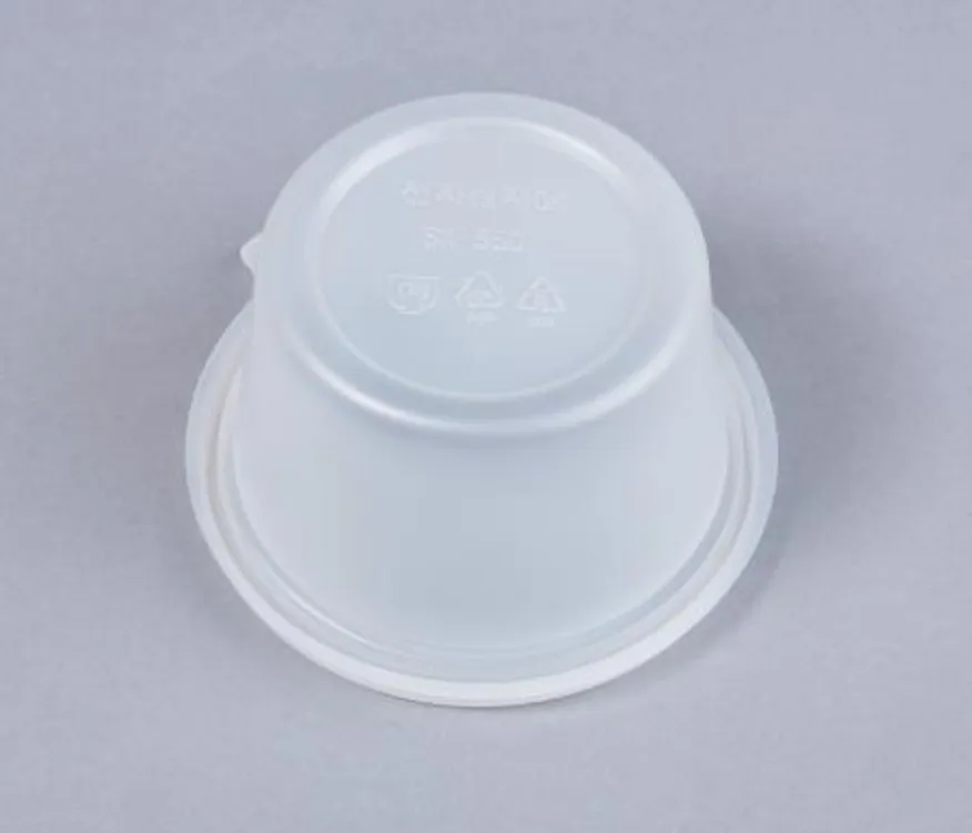 130파이 원형 죽용기 550ML 600개세트(몸통+뚜껑) 이미지