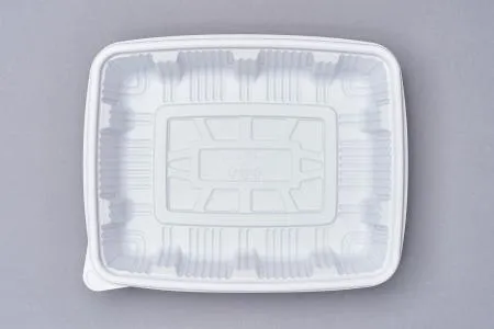 사각 찜용기 소형 2000ml 100개(몸통+뚜껑) 이미지