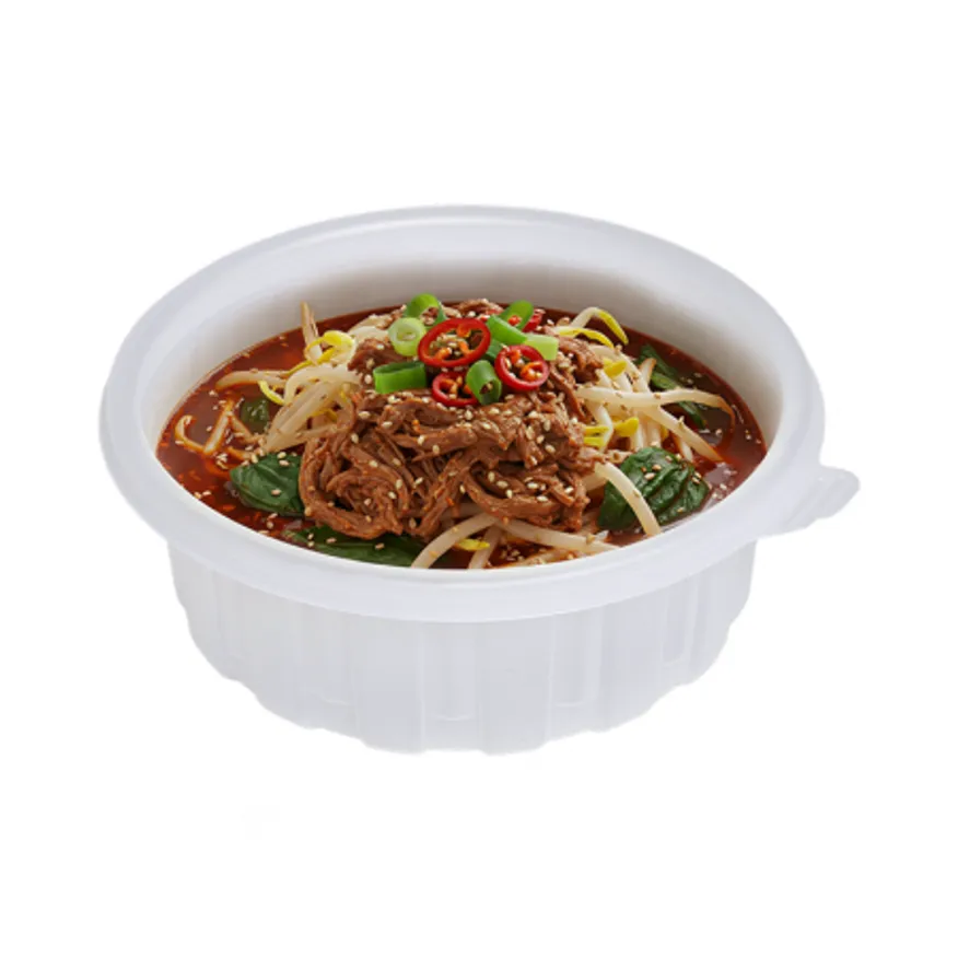 형제팩 158파이 미니 탕용기 소(백색) 650ml 100개세트 이미지