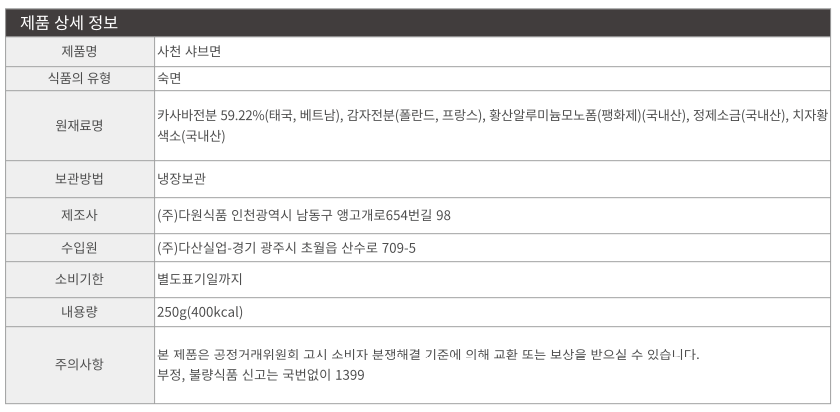 상품정보제공고시