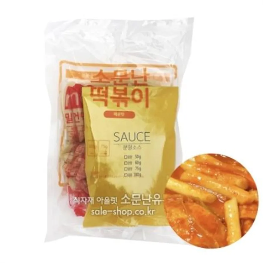 소문난국물떡볶이 395g(떡320g 소스75g) 1개 (1박스 40개입) 이미지